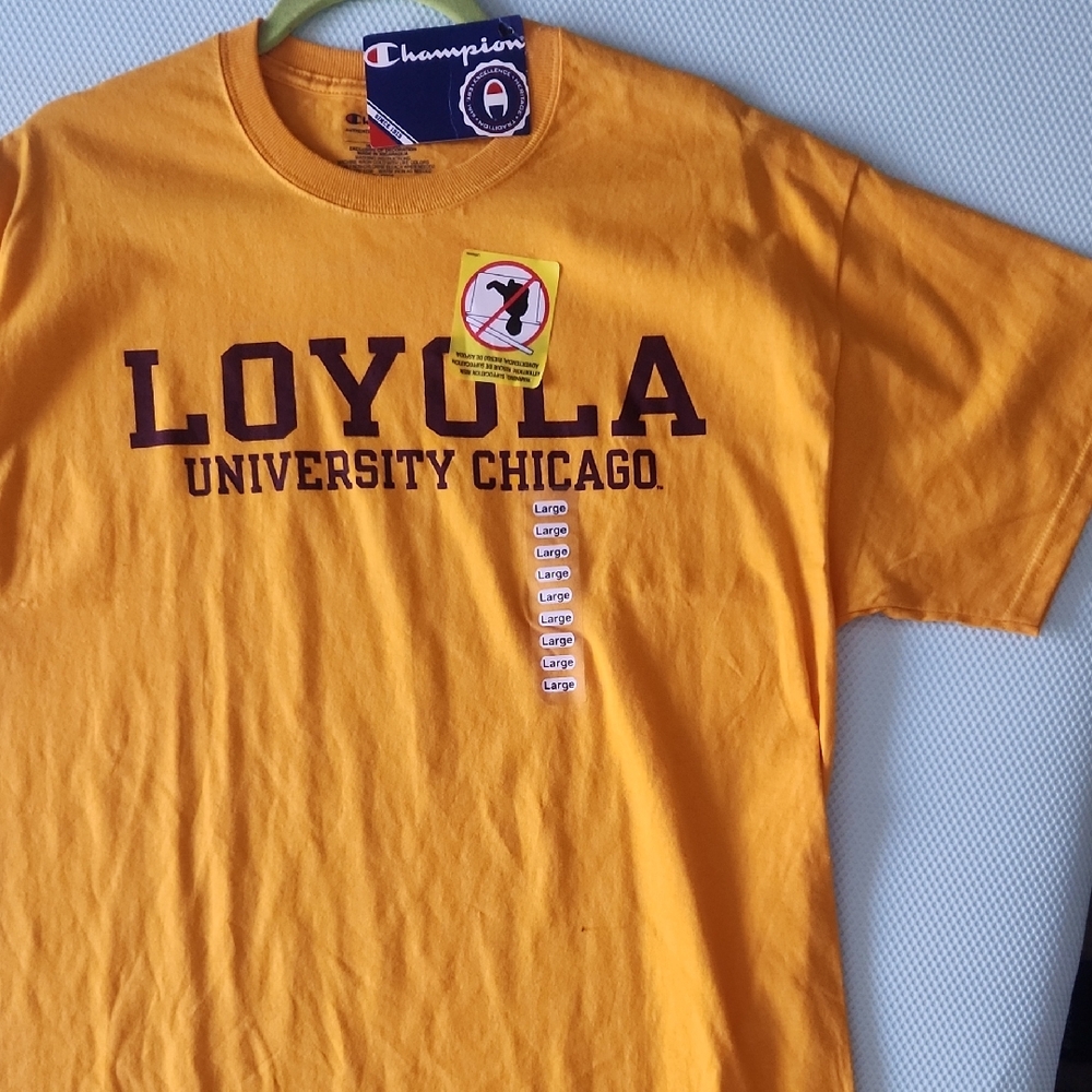 Champion Yellow Loyola University Chicago Men's Tee